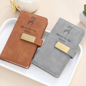 Taccuino A6 in Pelle PU Personalizzabile con Rilegatura Wireless - Set Regalo per Studenti, Scuola, Lavoro, Ufficio, Piccolo MOQ - Product Image 4