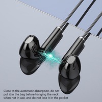 BT 5.2 headphone nirkabel TWS tahan air olahraga Bass Handsfree dengan mikrofon Stereo kalung earphone Headset olahraga