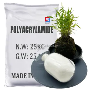 APAM cas no. 9003-05-8 Polyacrylamide anionique utilisé dans les eaux usées de la cour de sable et de gravier