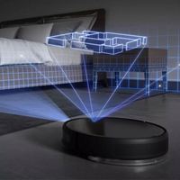 Original 2025 Mijia balayeuse remorquage Robot aspirateur Navigation visuelle balayage et glisser vadrouille intégrée balayeuse de sol pour la maison