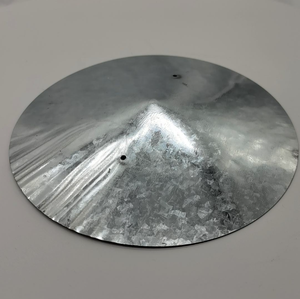 Pince à bande galvanisée Capuchon supérieur de poteau en bois rond/capuchon de poteau adapté à un poteau de 25mm, noir/bleu - Product Image 4