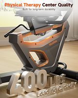 MINGZHI MYJ-043 Vélo d'exercice inclinable intelligent avec écran LCD, application, poignée de fréquence cardiaque en acier, construction magnétique, roue arrière