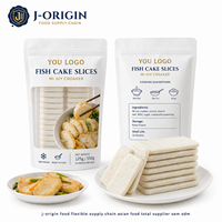 Gefrorene Mi Iuy Kroaker-Fischkuchen-Scheiben, Fertig zum Kochen, Gebratener Surimi-Meeresfrüchte-Snack, HORECA Einzelhandel Private Label Lieferung Großhandel 150g