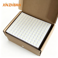 Autocollants en PVC blancs pour couvrir les trous de vis, autocollants en plastique pour couvrir les trous de vis