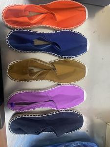 Unisex Colored Custom Breathable Open Toe Slip on <strong>Canvas</strong> Jute <strong>Espadrilles</strong> for Summer Autumn Spring - Product Image 2