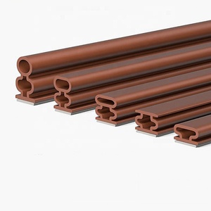 Adesivo autoadesivo per porta in vetro antivento per porta interna esterna con fessura di isolamento acustico striscia antipolvere per trattenere l'acqua - Product Image 3