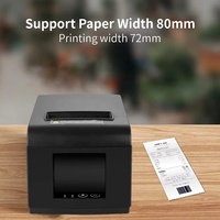 Nouvelle conception OEM Imprimante thermique de reçus de 80 mm avec coupe automatique, pour tickets de loterie, POS, USB et LAN, format 3 pouces pour ordinateur de bureau