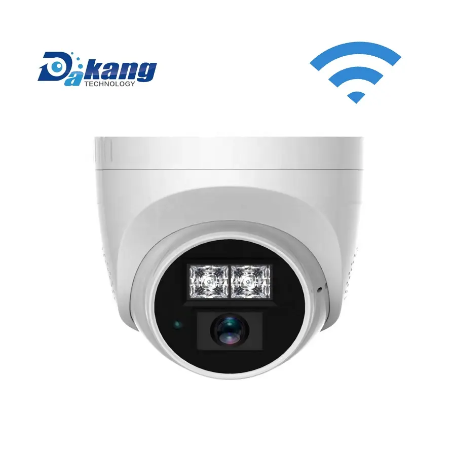 Беспроводная купольная Wi-Fi камера безопасности DAKANG для помещений, 2 Мп, 1080P, 2,8 мм, встроенный микрофон и динамик, слот для SD-карты, приложение для мобильного телефона