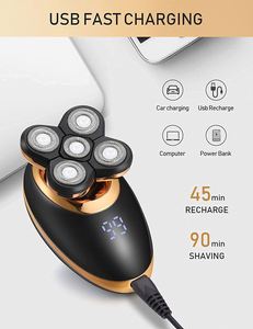 Vente flash 2024 - Rasoir électrique miniature rechargeable par USB pour homme, faible bruit, tondeuse à cheveux professionnelle - Product Image 2