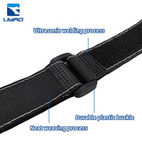 Sangle crochet boucle en plastique polyvalente personnalisée, réutilisable et réglable, antistatique, gestion des fils avec sangle durable