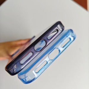 เคสโทรศัพท์ใสแบบด้าน 2.5 มม. พร้อมปุ่มกล้อง AI สำหรับ <span class=keywords><strong>iPhone</strong></span> 15 16 17 18 <span class=keywords><strong>Pro</strong></span> <span class=keywords><strong>Max</strong></span> ขอบสีสัมผัสนุ่ม - Product Image 5