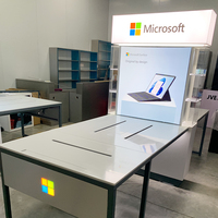 Contours de vitrine décoratifs, produits électroniques, pour magasins d'ordinateur, présentoirs, vente en gros,