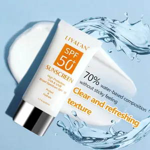 Zonnebrandcrème Private Label Gezicht Zonnescherm Lotion Whitening Hydraterende Sunblock Spf 50 Zonnebrandcrème