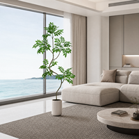Vente directe usine : Plantes artificielles hautement réalistes, arbre en bois laqué, paysage, décoration intérieure, bonsaï Toona Sinensis