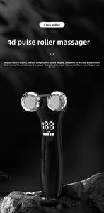 Masseur facial vibrant en forme de V pour usage domestique, massage 4D, raffermissant et liftant la peau, rouleau de massage facial - Product Image 5