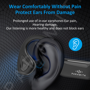 R8 Bone Conduction for Bluetooth Headphones Wireless IPX6 Waterproof Sports Headset MIC for Work Running BT5.3 <strong>LED</strong> <strong>Battery</strong> - Product Image 4
