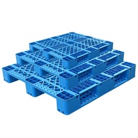 Palette en plastique industrielle pour transport lourd, renforcée avec barres d'acier, antidérapante, 1200x1000mm, vente en gros