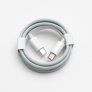 Câble de Recharge Rapide USB Type C vers C Tressé en Nylon Haute Qualité 6A 60W PD Durable pour <span class=keywords><strong>iPhone</strong></span> 15 16 17 - Product Image 1