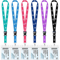 Porte-badge d'identification en polyester avec cordon pour carte de bateau – Essentiels de croisière