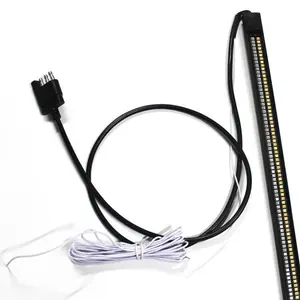 Easy — barre lumineuse à LED pour camions, imperméable, IP68, feu de porte arrière à double rangée (2022 CM) 47/48 pouces (120CM) et 60 pouces, 150