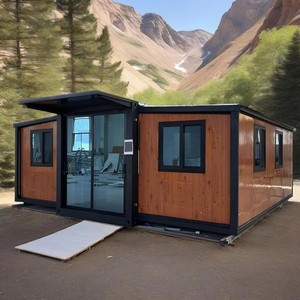 Úc mở rộng <span class=keywords><strong>container</strong></span> nhà di động đúc sẵn 20/40ft prefab nhà hiện đại phẳng hiện đại - Product Image 1