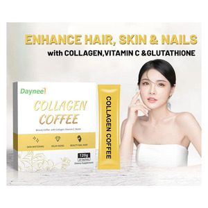 Logotipo personalizado para blanquear la piel, bebida antienvejecimiento, proteínas, péptidos <span class=keywords><strong>de</strong></span> colágeno en polvo para aclarar el <span class=keywords><strong>café</strong></span> COLÁGENO - Product Image 2
