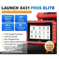 Escáner de Diagnóstico Launch X-431 PROS Elite 2025 Lector de Códigos Rojo Programación de ECU X431 PAD VII PRO5 V+