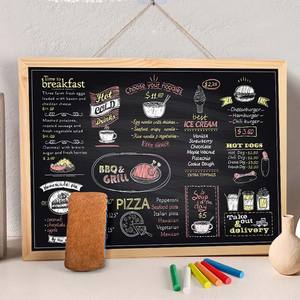 <span class=keywords><strong>Tableau</strong></span> d'affichage magnétique en bois de qualité supérieure pour bureau, <span class=keywords><strong>tableau</strong></span> noir, <span class=keywords><strong>tableau</strong></span> en liège, <span class=keywords><strong>tableau</strong></span> d'affichage pour les menus de restaurants et cafés - Product Image 5