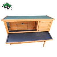 Conception de maison de ferme de lapins Cage d'élevage de lapins d'intérieur en bois commerciale bon marché