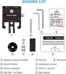 Nouveauté GUB G-95 <span class=keywords><strong>Support</strong></span> de téléphone pour vélo en aluminium CNC réglable pour guidon de vélo de route <span class=keywords><strong>VTT</strong></span> - Product Image 4