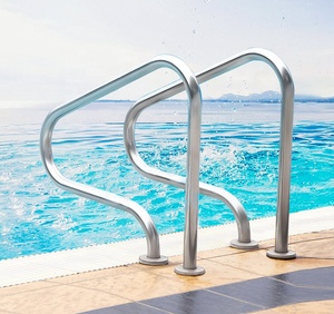 Thickened <strong>Swimming</strong> <strong>Pool</strong> <strong>Handrails</strong> 304 Stainless Steel Sewer Ladder Non Embedded <strong>Swimming</strong> <strong>Pool</strong> Equipment Outdoor Escalator - Product Image 1