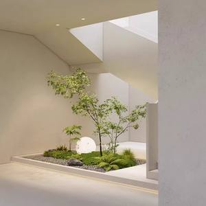 نبات خيزران اصطناعي أخضر من نوع ساوث سكاي لتزيين الفيلا والفناء والدرج، شجرة القيقب ذات الأوراق المتشابكة للديكور والزينة - Product Image 4