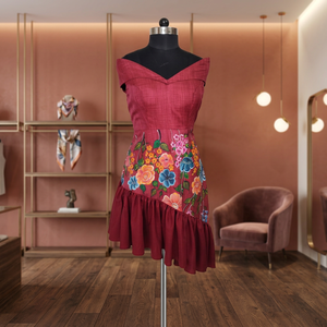 Robe Courte Décontractée à Manches Courtes Imprimé Carreaux Style Chemise pour Femme – Idéale pour la Vente en Gros aux Boutiques – Nouvelle Collection Été - Product Image 2