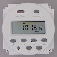 Temporizador Digital CN101A de 12V, 24V, 220V, temporizador, 7 días, programable semanalmente, programador de relé, batería recargable integrada