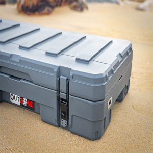 Mallette de transport rigide en plastique, mallette de rangement pour le rotomoulage 4WD, support de toit, étui rigide à profil bas, 83L LLDPE - Product Image 3