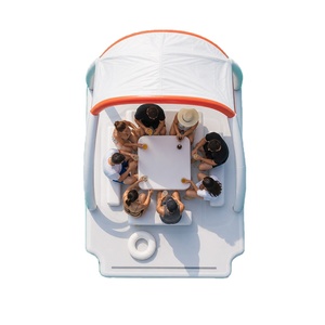 Plataforma Flotante Inflable Personalizada con Toldo, para Lago, Mar o Yate - Product Image 4