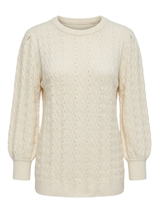 <b>Womens</b> Casual Winter Long Sleeve <b>Cable</b> <b>Knit</b> Crew Neck Pullover Top <b>Sweater</b> 50% Viscose 27% Nylon 23% Polyester - Product Image 3