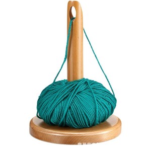 Soporte de madera para bobinas de hilo, marco de madera duradero para tejer, almacenamiento de hilo de coser, diseño moderno y sencillo - Product Image 5