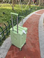 Valise Enfant avec Siège 28 Pouces, Valise à Roulettes pour Enfants, Bagage à Main pour Enfants