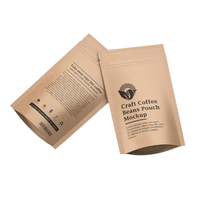Sacs en plastique biodégradables finition mate, emballage alimentaire, sachets autoportants, sachets en aluminium, sacs à café avec valve