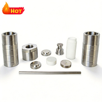 Réacteur autoclave hydrothermal en acier inoxydable avec chambre doublée de PTFE (Téflon) – 25 ml, 50 ml, 100 ml, 200 ml, 500 ml