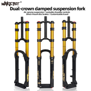 <span class=keywords><strong>Fourche</strong></span> à air en alliage WAKE BST pour VTT, double suspension, 27,5 et 29 <span class=keywords><strong>pouces</strong></span>, amortissement réglable, débattement de 150 mm, tube interne de 36 mm - Product Image 5