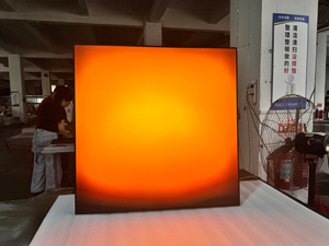 Lámpara de Pared Acrílica con Degradado de Luz del Amanecer al Atardecer, con Regulador de Intensidad Rotatorio Continuo, Decoración de Pared Iluminada Moderna de Lujo para Penthouse - Product Image 4