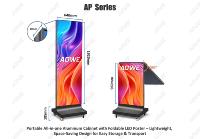 Pantalla LED Interior a Todo Color de Alta Calidad, 1920*640mm, Plegable, Portátil, Resolución 4K, HDR10+, para Publicidad