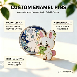 Pins de esmalte de dibujos animados con la frase 'Está bien no estar bien', personalizados, con mensajes positivos e inspiradores de amor, insignias de Año Nuevo Chino, broches de solapa, accesorios de joyería - Product Image 3