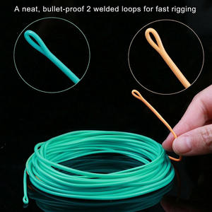 Tali pancing Skagit warna ganda 25 kaki, senar pancing terbang dengan 2 kait las - Product Image 2