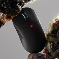 2.4G Mouse Gaming nirkabel USB pelacakan optik lampu latar LED 1600 DPI orientasi tangan kanan 3 tombol tersedia grosir