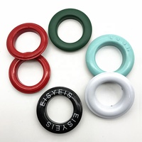 Œillets ronds personnalisés sur mesure en métal gravé avec logo, peinture couleur, plusieurs tailles, accessoires de vêtement
