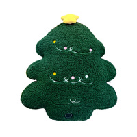 Coussin chauffant en peluche USB pour Noël, cadeau idéal pour enfants et adultes, décoration d'hiver