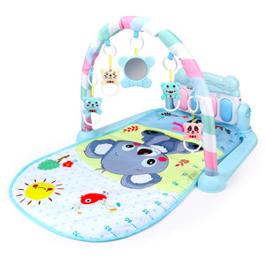 Nouveau tapis d'éveil musical pour bébé avec hochets, puzzle éducatif, clavier de <span class=keywords><strong>piano</strong></span>, mélodies berceuses, tapis d'activités pour enfants, jouets pour ramper - Product Image 3
